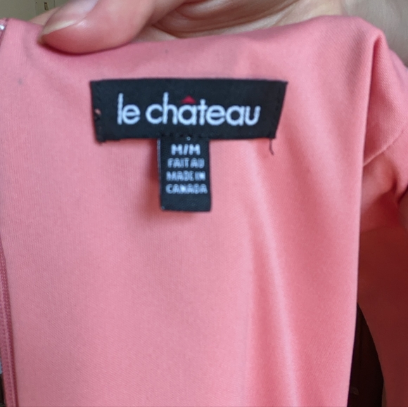 Y2K Ruched Bodycon Midi Dress Salmon Pink - Picture 5 of 8